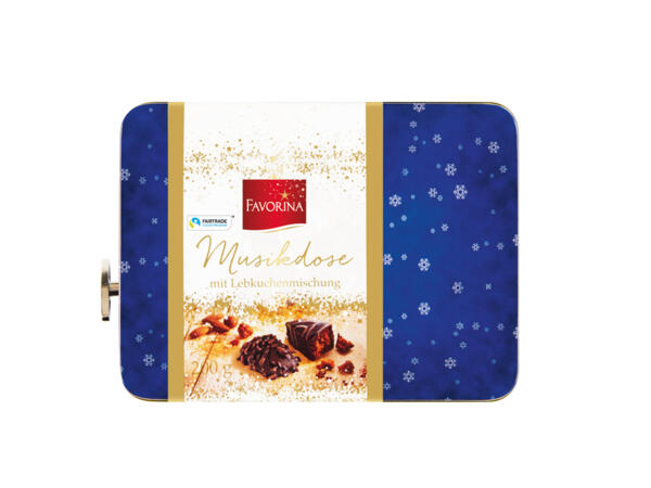 Favorina Musical Gingerbread Tin