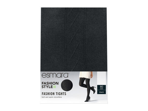 Esmara 80 Den Patterned Fashion Tights