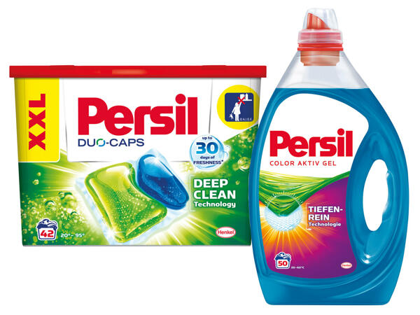 Persil Gel oder Caps