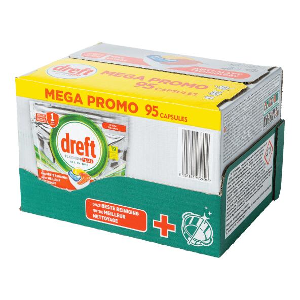 DREFT(R) 				All-in-One-Geschirrspültabs, 95 St.