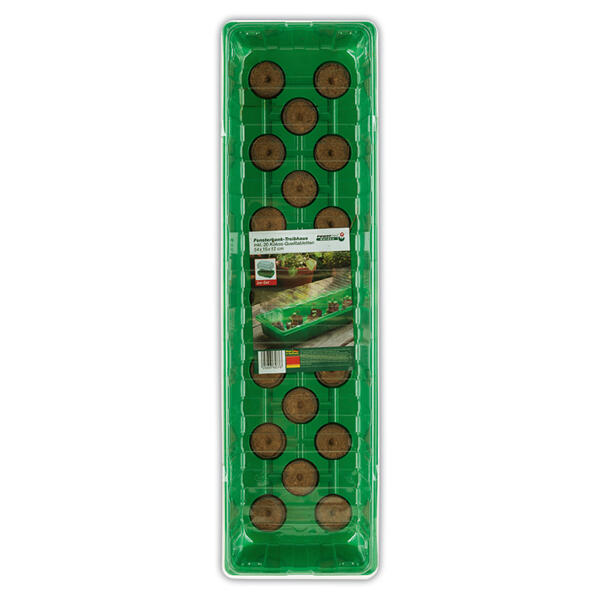 Fensterbank-Treibhaus 2er-Set