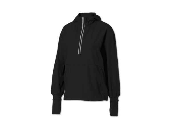Damen Windbreaker-Halfzip-Laufjacke