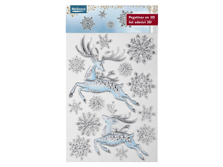3D Christmas Stickers