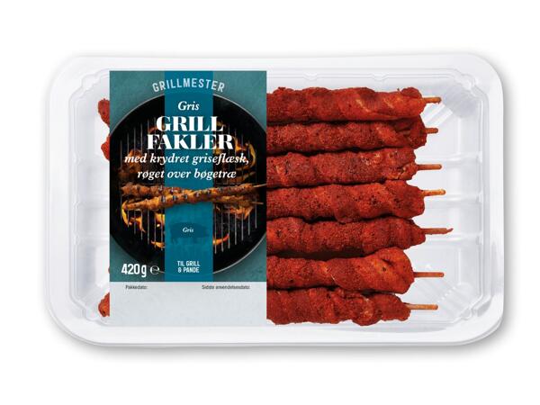 Oksemerguez eller grillfakler
