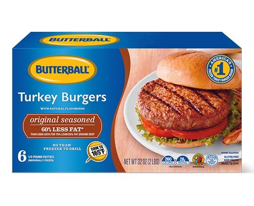 Butterball Seasoned Turkey Burgers