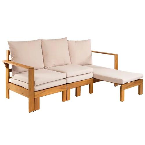 BELAVI Garten-Tagesbett aus Holz