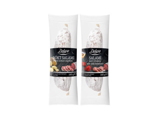 Smaksatt salami