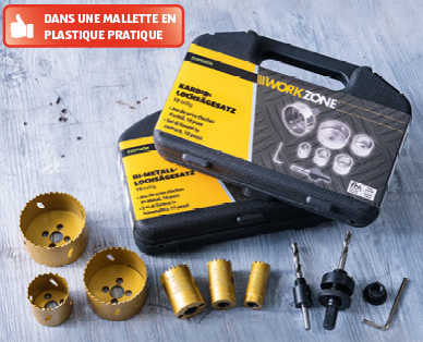 Lot de scies cloches WORKZONE(R)