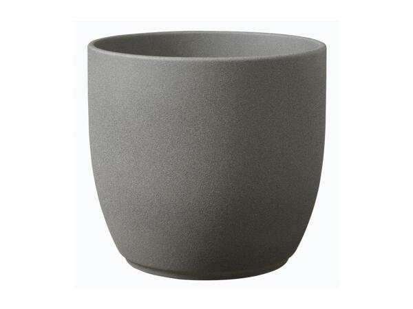 Ceramic Pot round 24cm stone