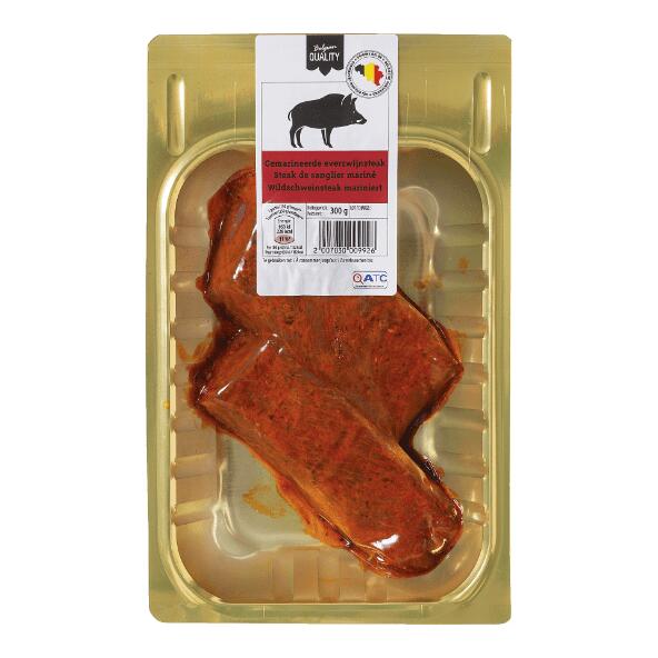 Gemarineerde everzwijnsteak, 2 st.