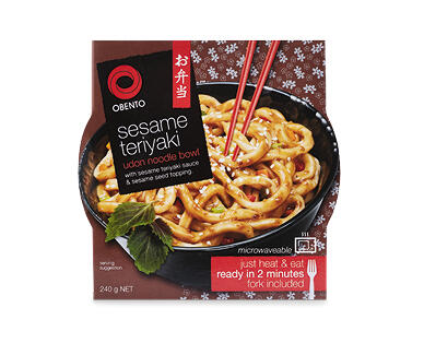 Obento Sesame Teriyaki Noodle Bowl 240g