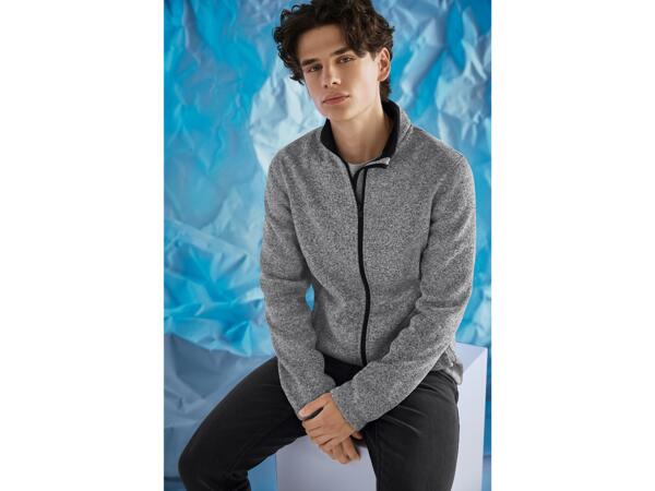 Men's Knitted Fleece Jacket
