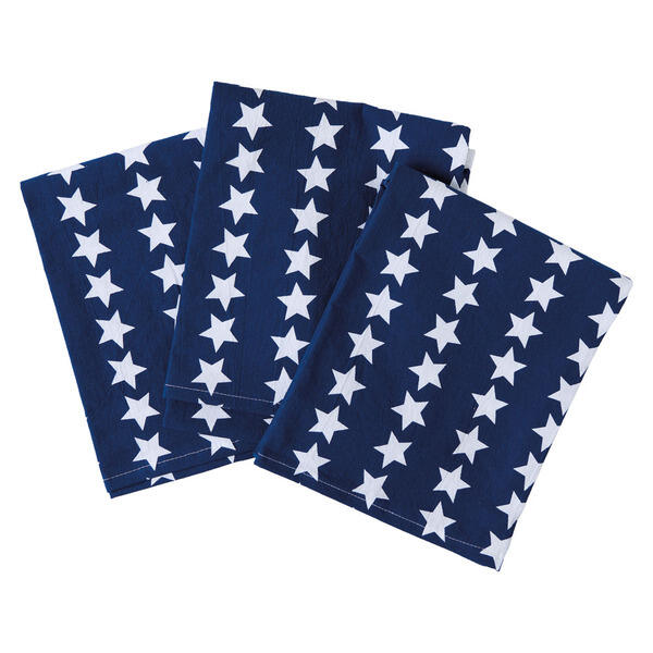 Crofton Stars Flour Sack Towels - 3Pk