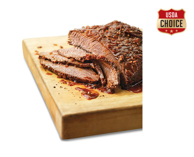 Fresh USDA Choice Salt & Pepper or Texas BBQ Beef Brisket