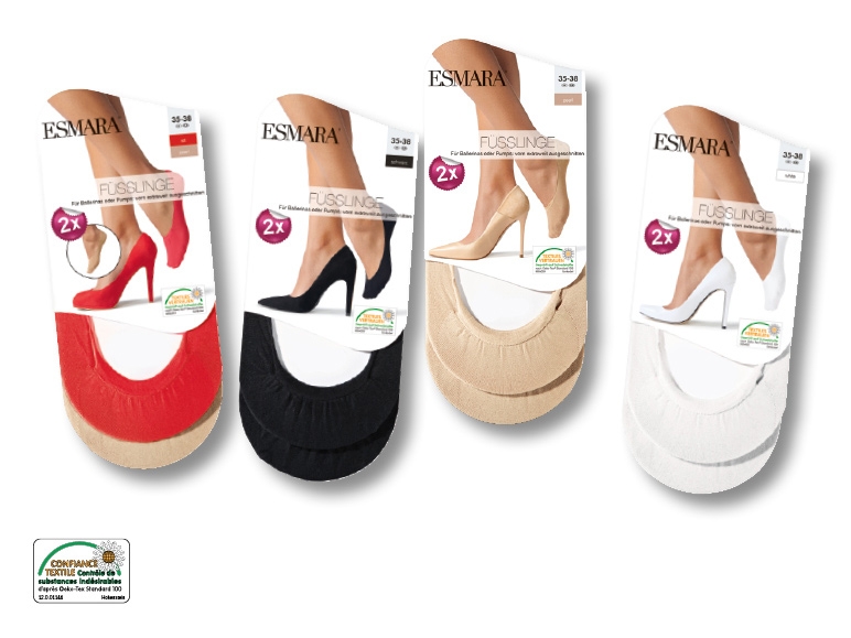 2 paires de protège-pieds sans coutures - Lidl - France - Archive des offres promotionnelles