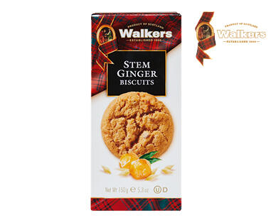 Walkers Stem Ginger Biscuits 150g