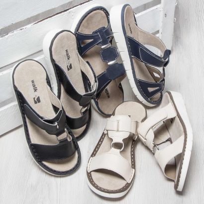 Mules en cuir pour dames