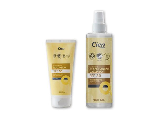 CIEN SENSITIVE Solcreme eller solspray