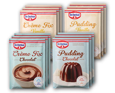 DR. OETKER Trio de desserts pudding et crème