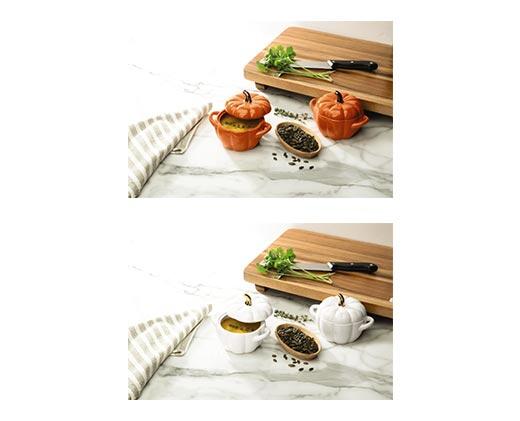 Crofton 
 Small or 2-Pack Mini Pumpkin Casserole Dishes