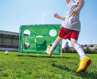 Cage de football avec paroi de tir au but/Cages de football avec filet CRANE(R)