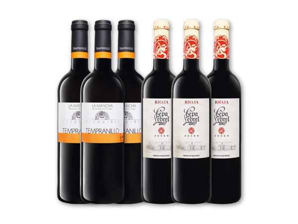 Rioja Joven DOCa eller Tempranillo La Mancha DO