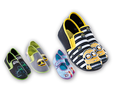 Chaussons pour enfants STAR WARS™/EMOJI™/DISNEY FROZEN/DESPICABLE ME™