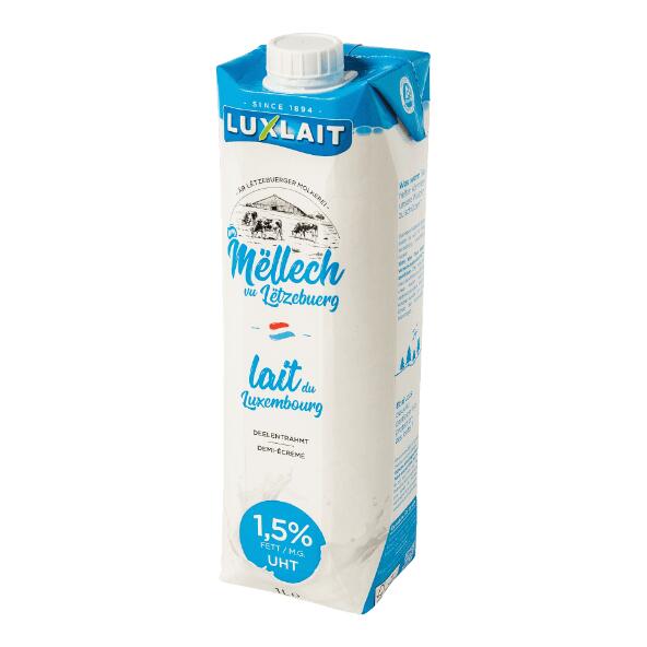 LUXLAIT(R) 				Lait demi-écrémé frais