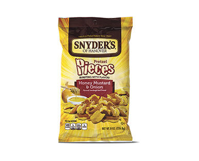 Snyder's of Hanover Hot Buffalo Wing or Honey Mustard & Onion Pretzel Pieces