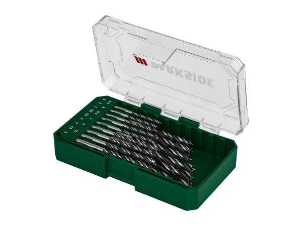 Parkside Wood Drill Bit Set - 15 Piece Set