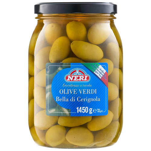 Bella di Cerignola Whole Green Olives 1.45kg