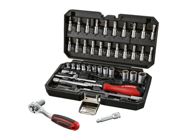 Parkside Ratchet & Bit Set