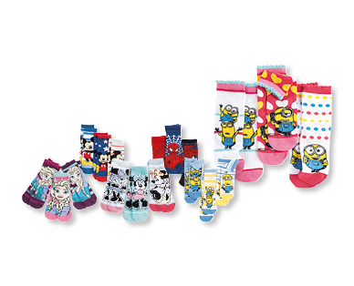 Calzini in cotone bio per bambini FROZEN/MICKEY/MINNIE MOUSE/SPIDER-MAN
