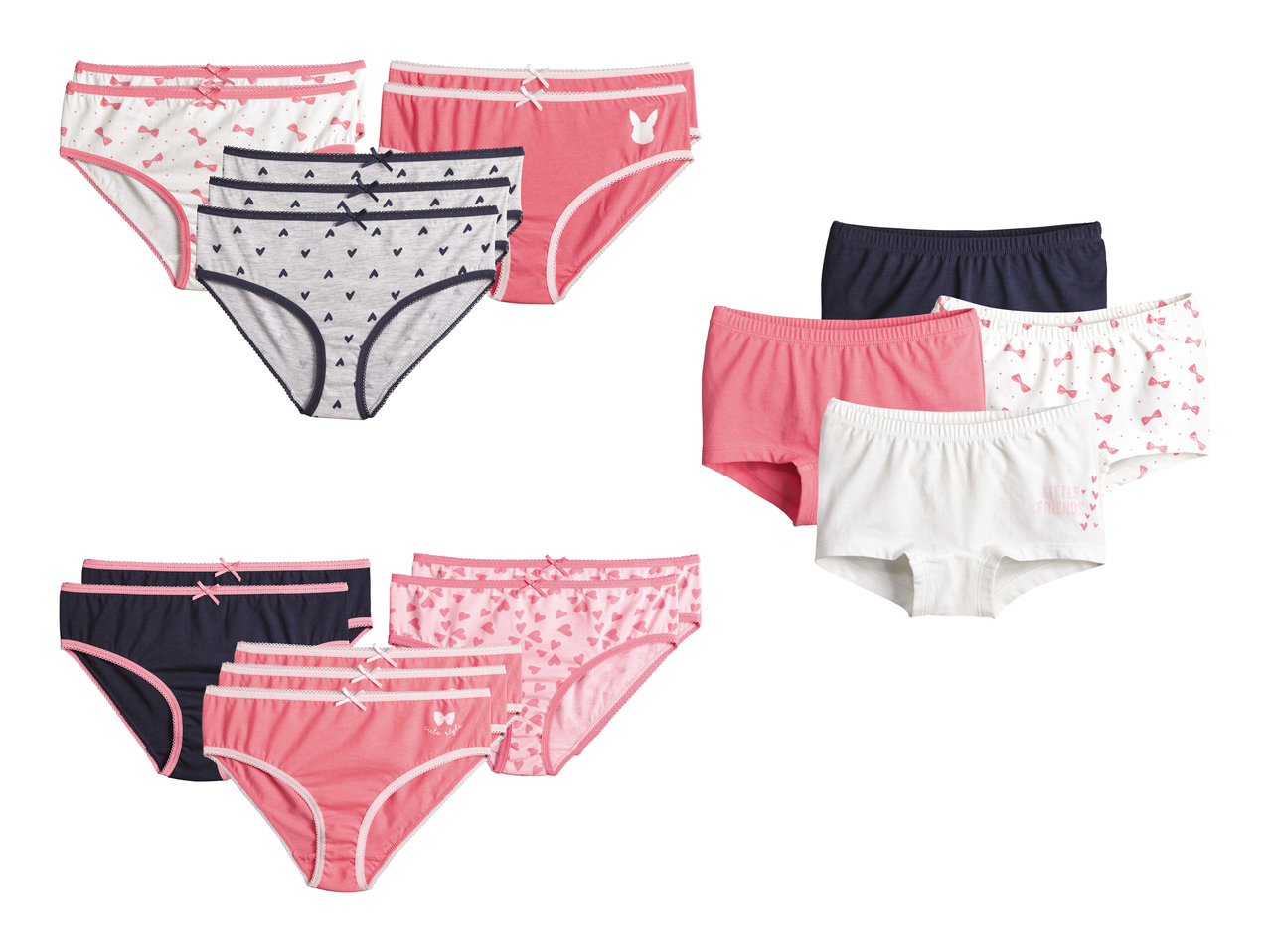 Panties pour enfant, lot de 4/ Slips pour enfant, lot de 71