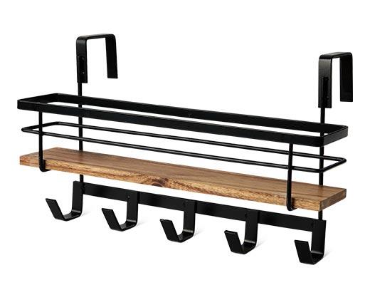 Huntington Home Shelf Rack with Hooks