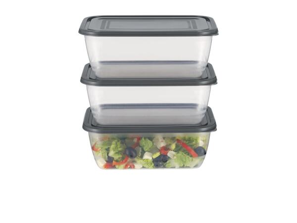 Livarno Home Food Storage Containers - Set of 3