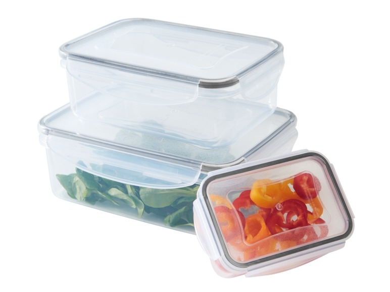 Storage Container Set with Leakproof Seal
