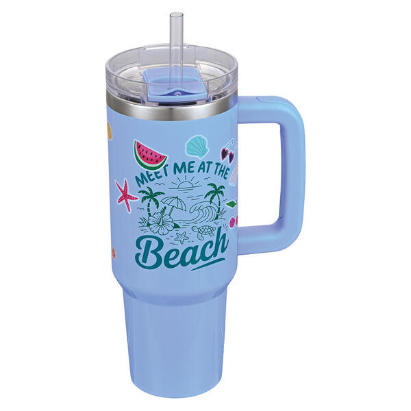 Adventuridge Meet me at the Beach Thirst Crusher Tumbler - 40oz