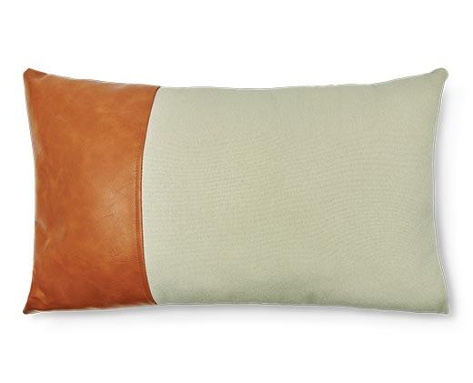 Huntington Home Faux Leather Pillow