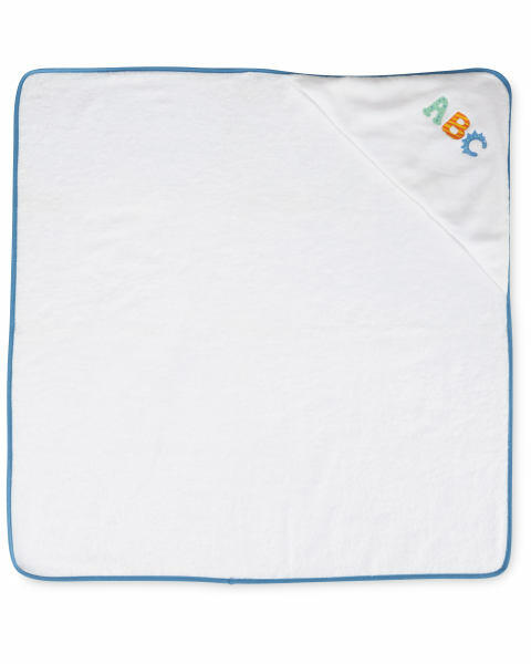 ABC Hooded Baby Towel & Mitt
