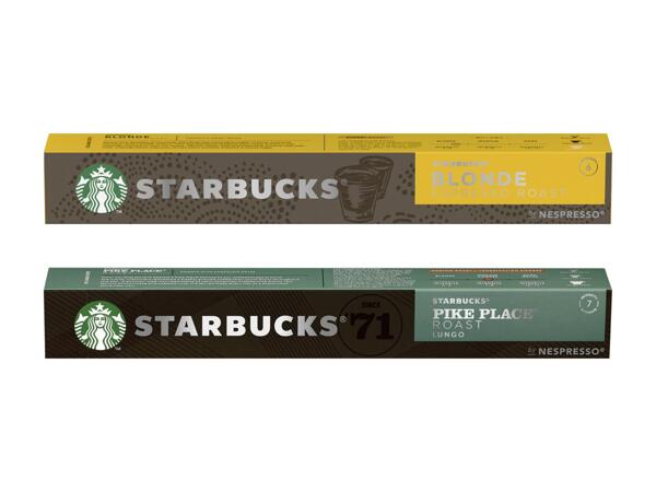 Capsules Starbucks pour Nespresso