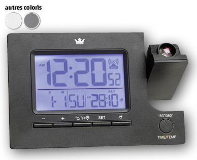 SEMPRE Réveil radioguidé avec fonction de projection
