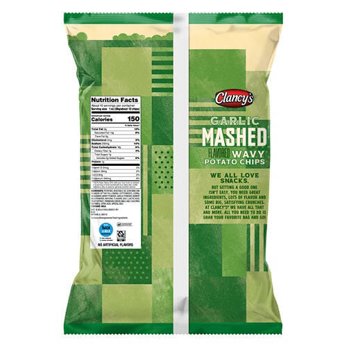 Garlic Mashed Flavored Wavy Potato Chips, 9.5 oz