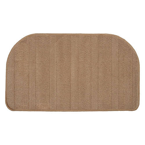 20" x 34" Slice Shaped Kitchen Accent Rug - Tan Vertigo