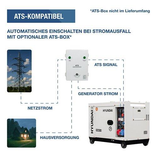 HYUNDAI Diesel Generator DHY8600SE-T D