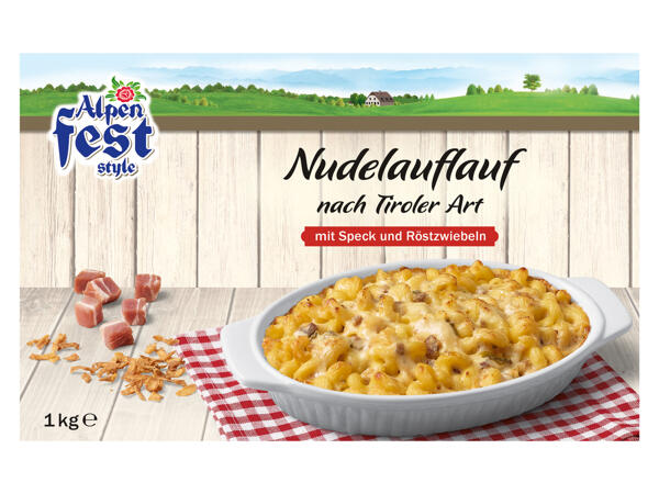 Nudel- oder Kartoffelauflauf
