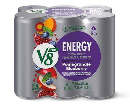 Campbell's V8 Fusion + Energy Assorted Varieties