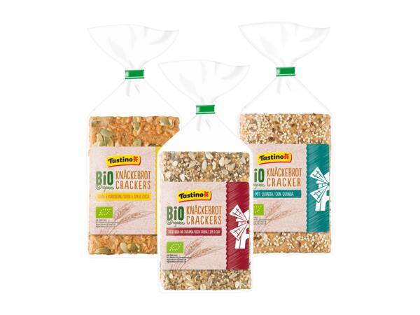 Organic crispbread