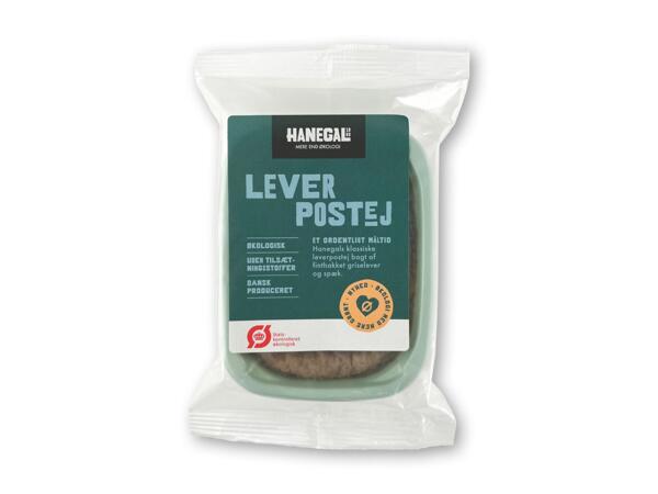 HANEGAL Økologisk spegepølse eller leverpostej