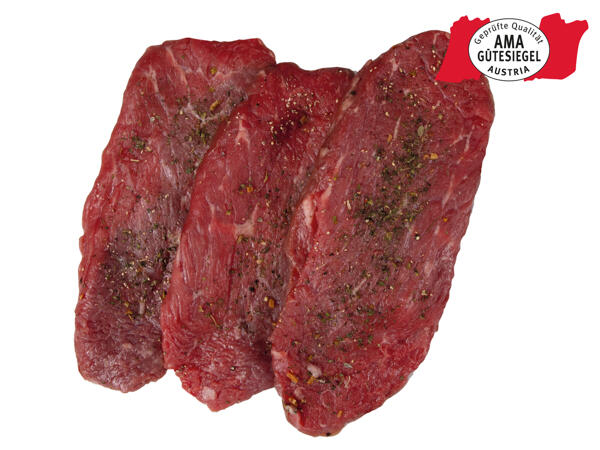 Frische Minutensteaks vom Rind